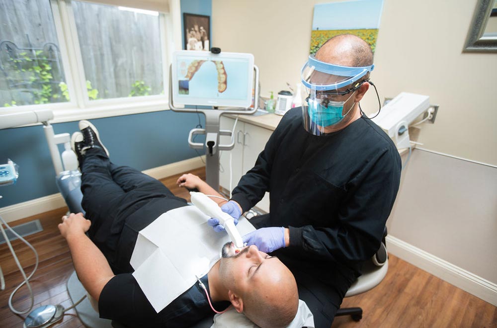 Dentist with Patient